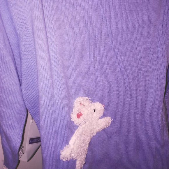 NWT Vintage Bellepointe Easter Bunny Cardigan - Picture 3 of 8